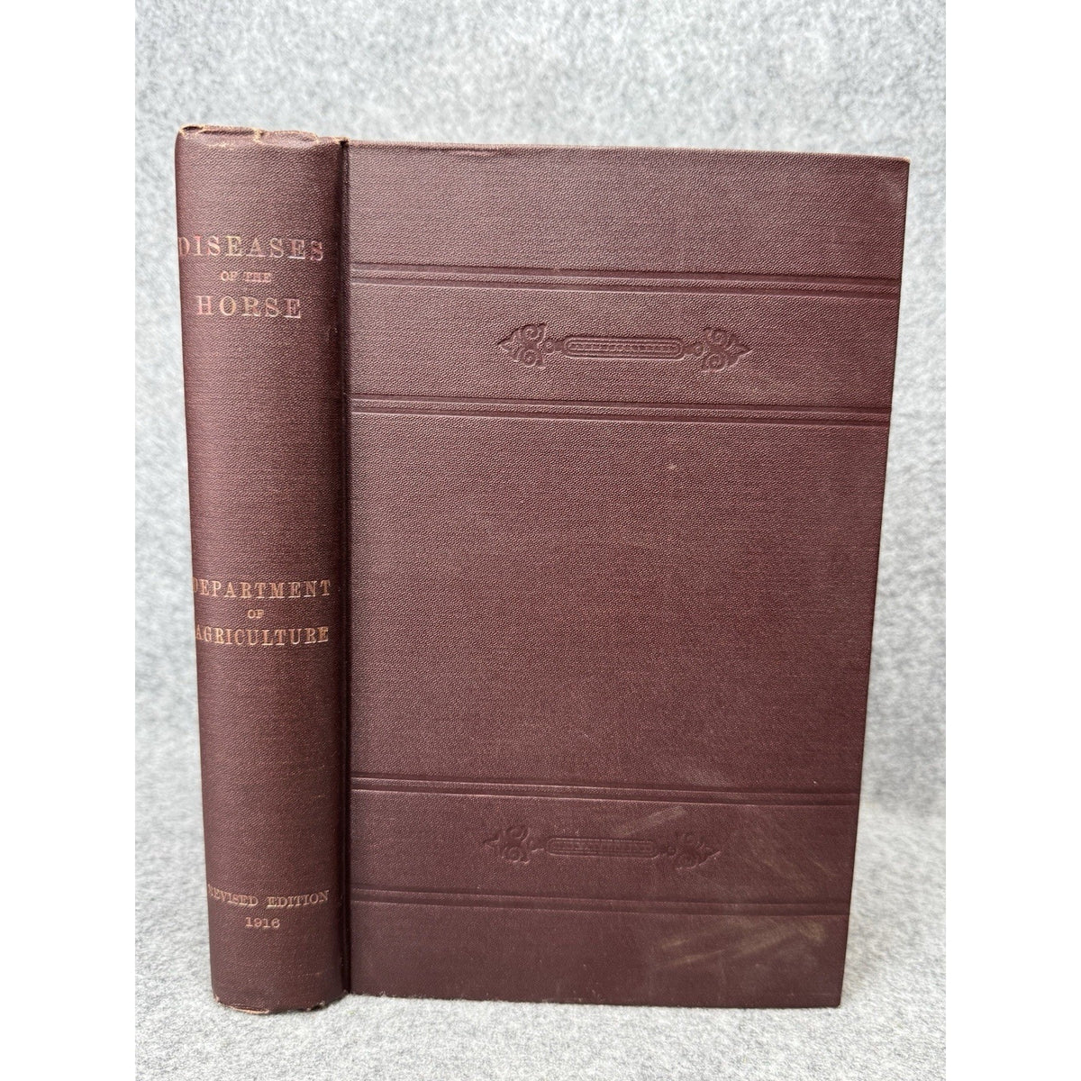1916 Special Report Diseases of the Horse USDA Veterinary Color Plates HC