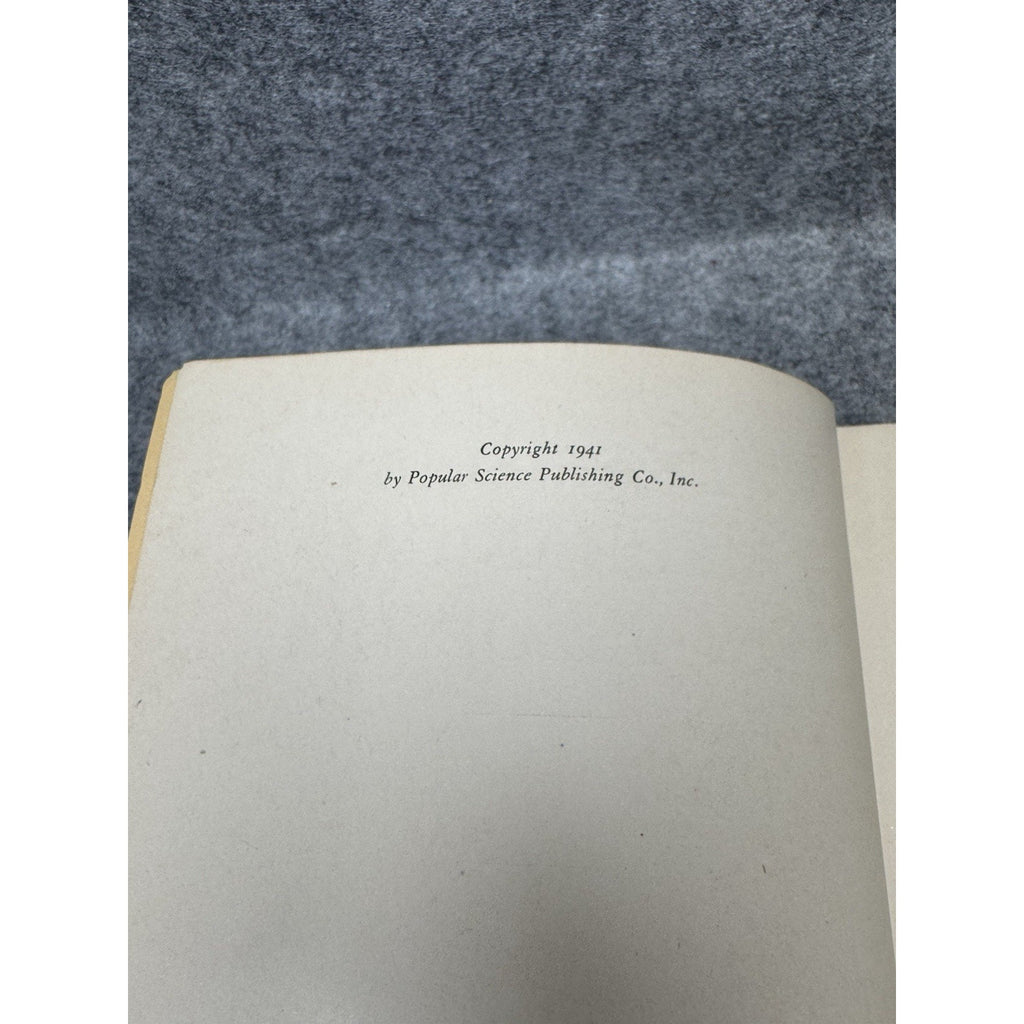 1941 Popular Science Mechanical Encyclopedia How It Works Ellison Hawks Vintage