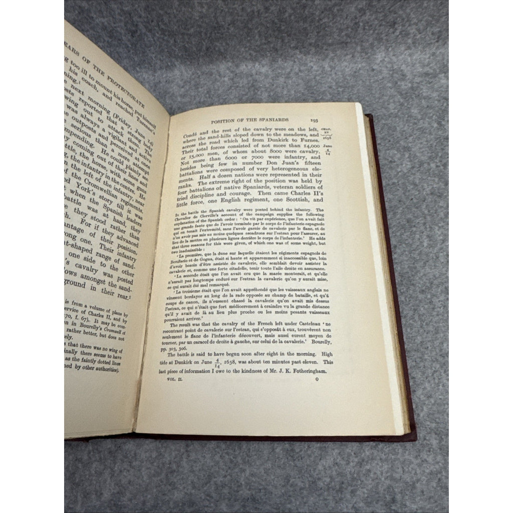 The last years of the protectorate C. H. FIRTH vol 2 1657-1658 year 1909 HC