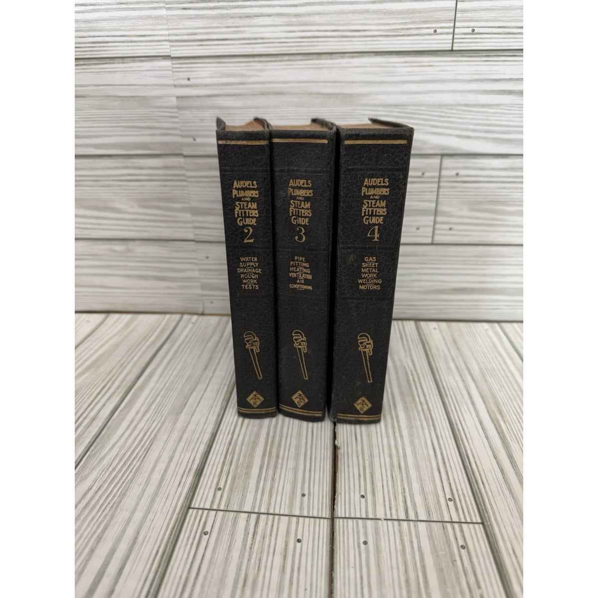 Audels Plumbers & Steam Fitters Guide Vol 2 3 4 1948 Flex Set