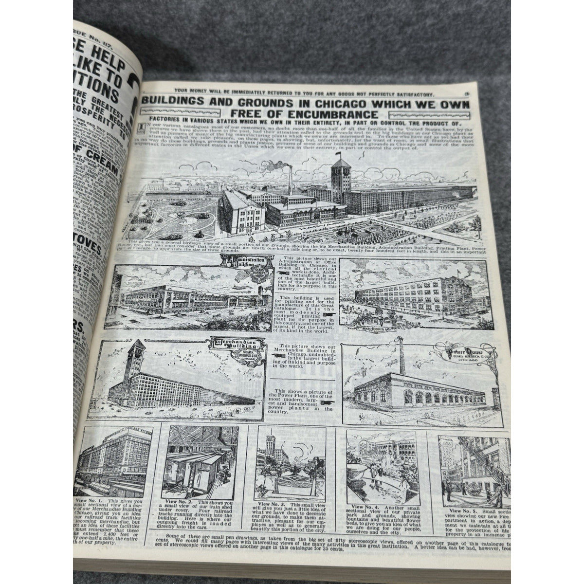 1969 1908 Sears Roebuck Catalogue No 117 Great Price Maker PB Facsimile
