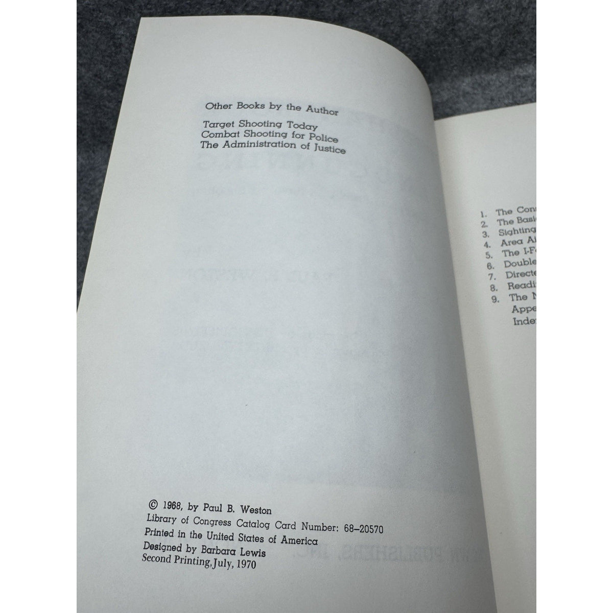 1970 Handbook of Handgunning Paul B Weston Pistol Revolver Shooting HC
