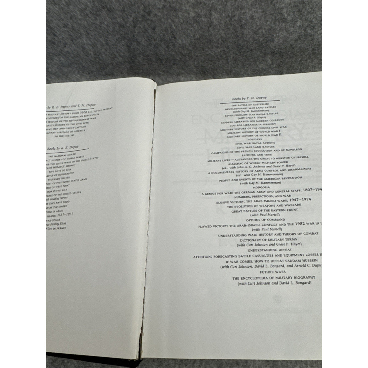 By R. Ernest Dupuy - The Harper Encyclopedia Of Military History: From 3500 BC