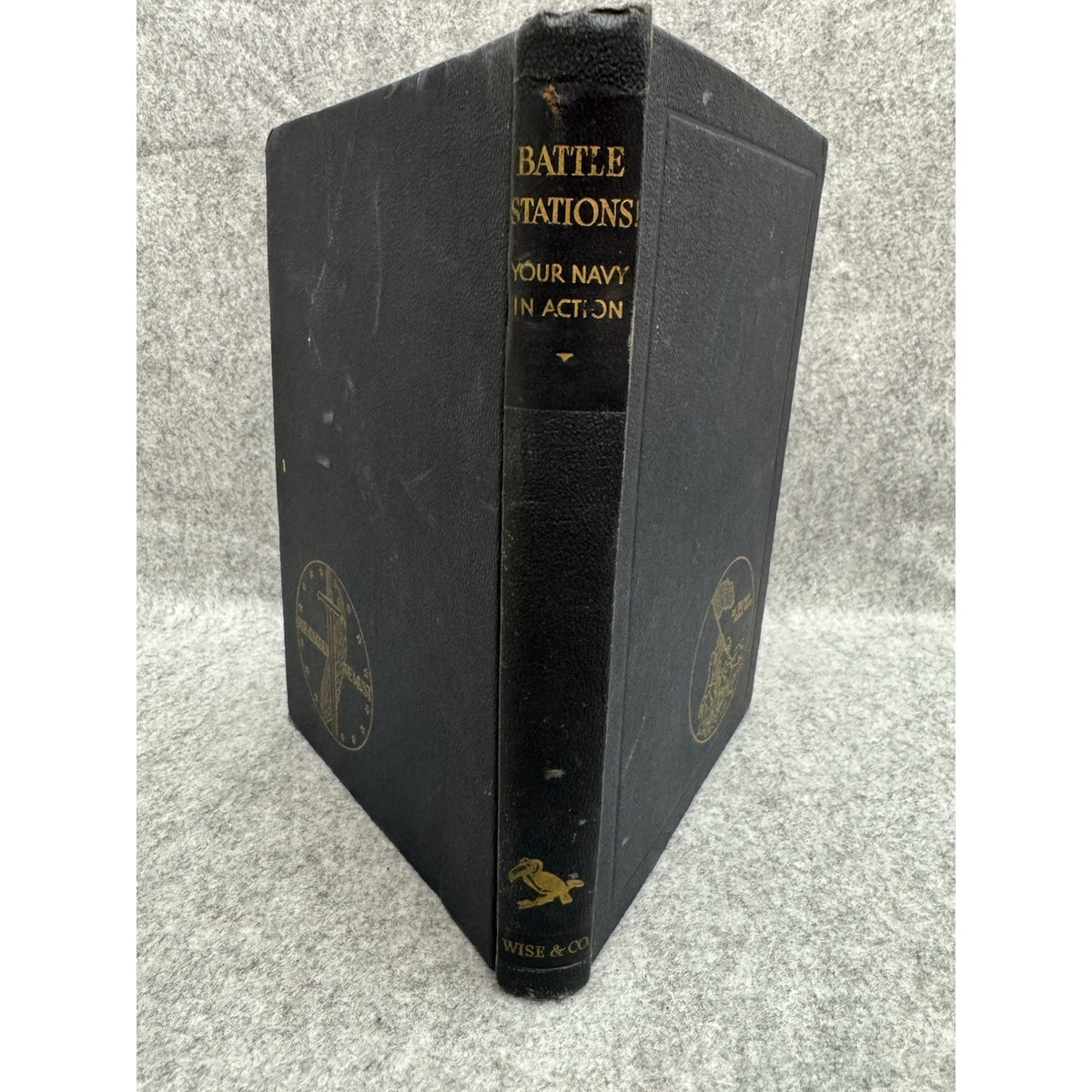 Battle Stations Your Navy in Action 1946 WWII Naval History Photo Book HC