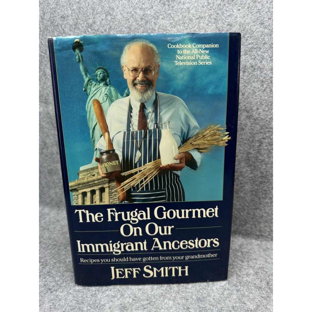 Jeff Smith Frugal Gourmet Cookbooks Lot Cooks American Immigrant Ancestors HC