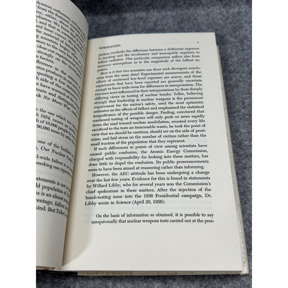 Fallout Strontium 90 & Survival John M Fowler HC DJ 1960 Cold War