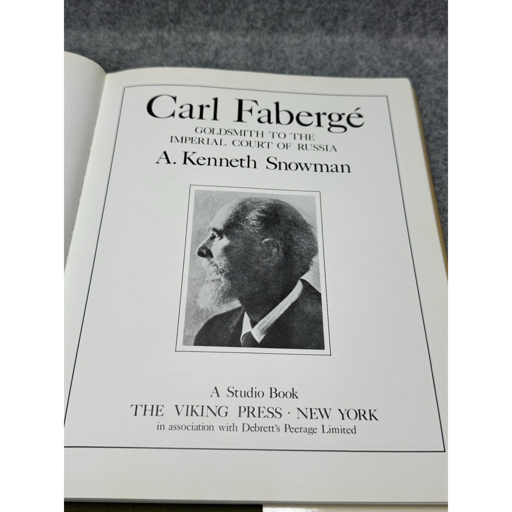 Carl Faberge 1979 First Edition Goldsmith Imperial Court Russia Snowman HC DJ