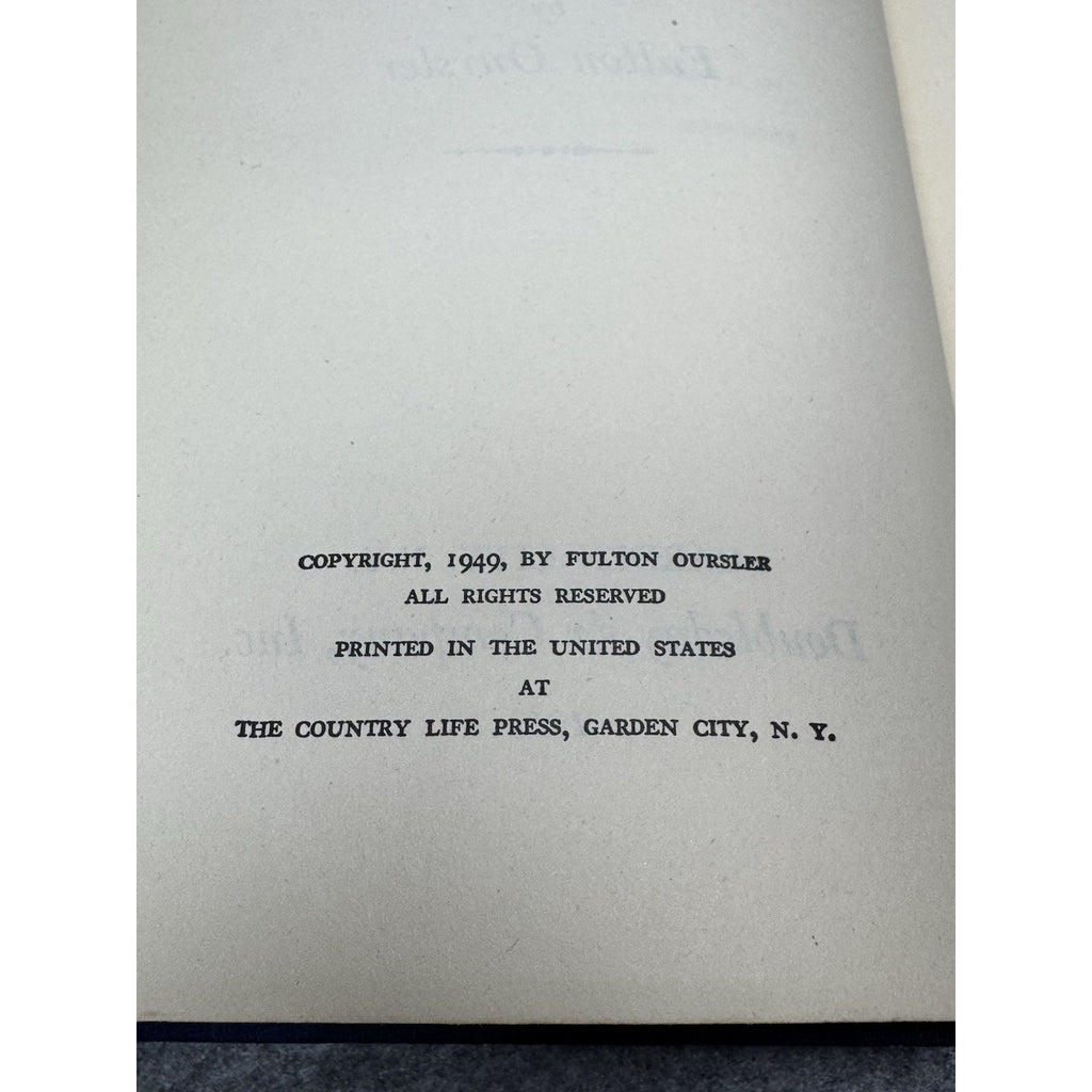 1951 The Greatest Story Ever Told Fulton Oursler Jesus Christ Hardcover