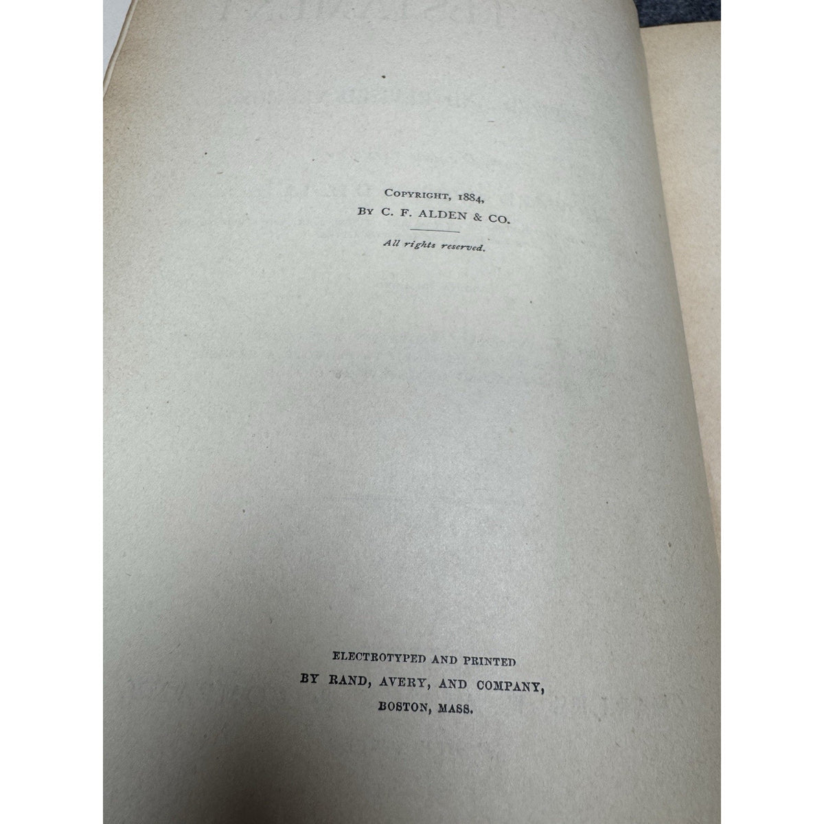 1884 New Testament Authorized Revised Versions Howard Crosby Commentary
