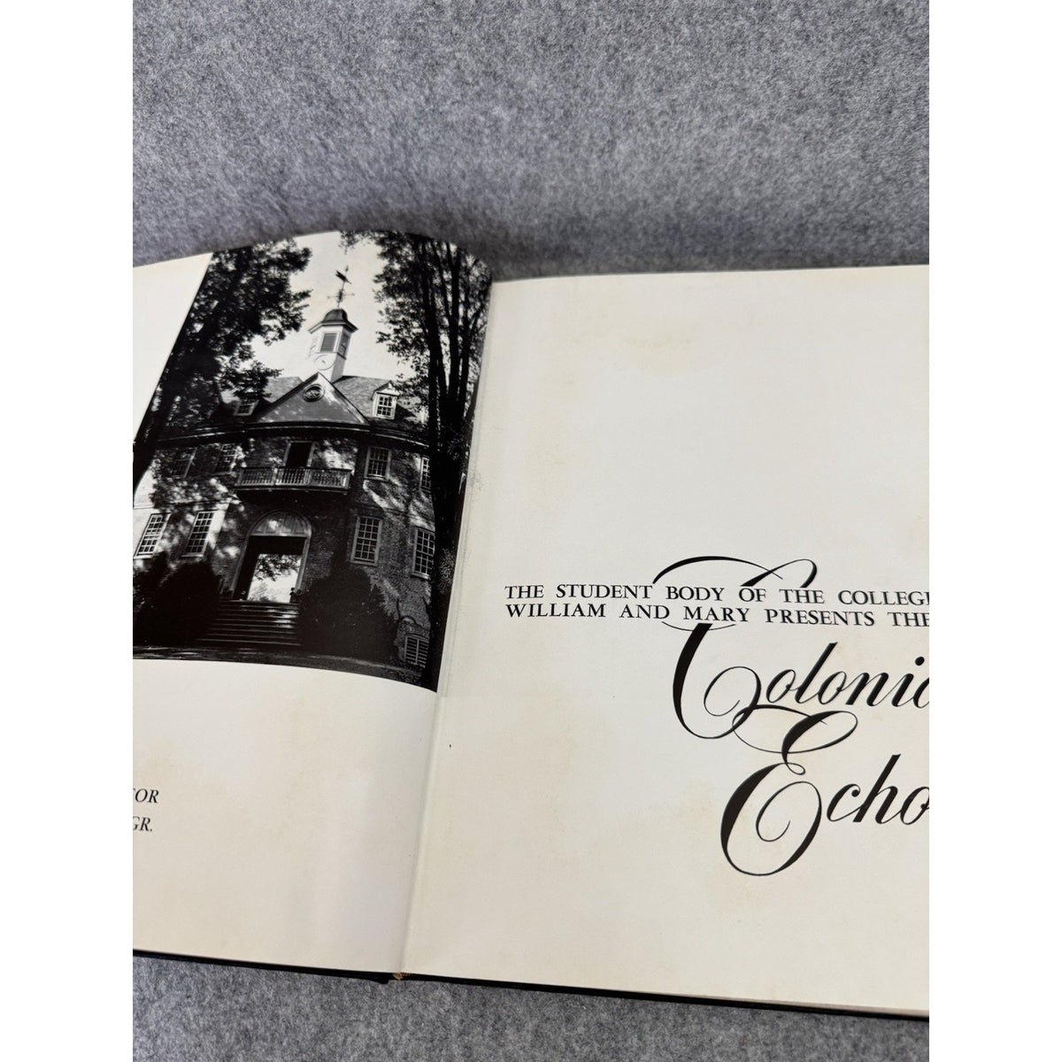 1952 Colonial Echo William & Mary College Yearbook Williamsburg VA HC