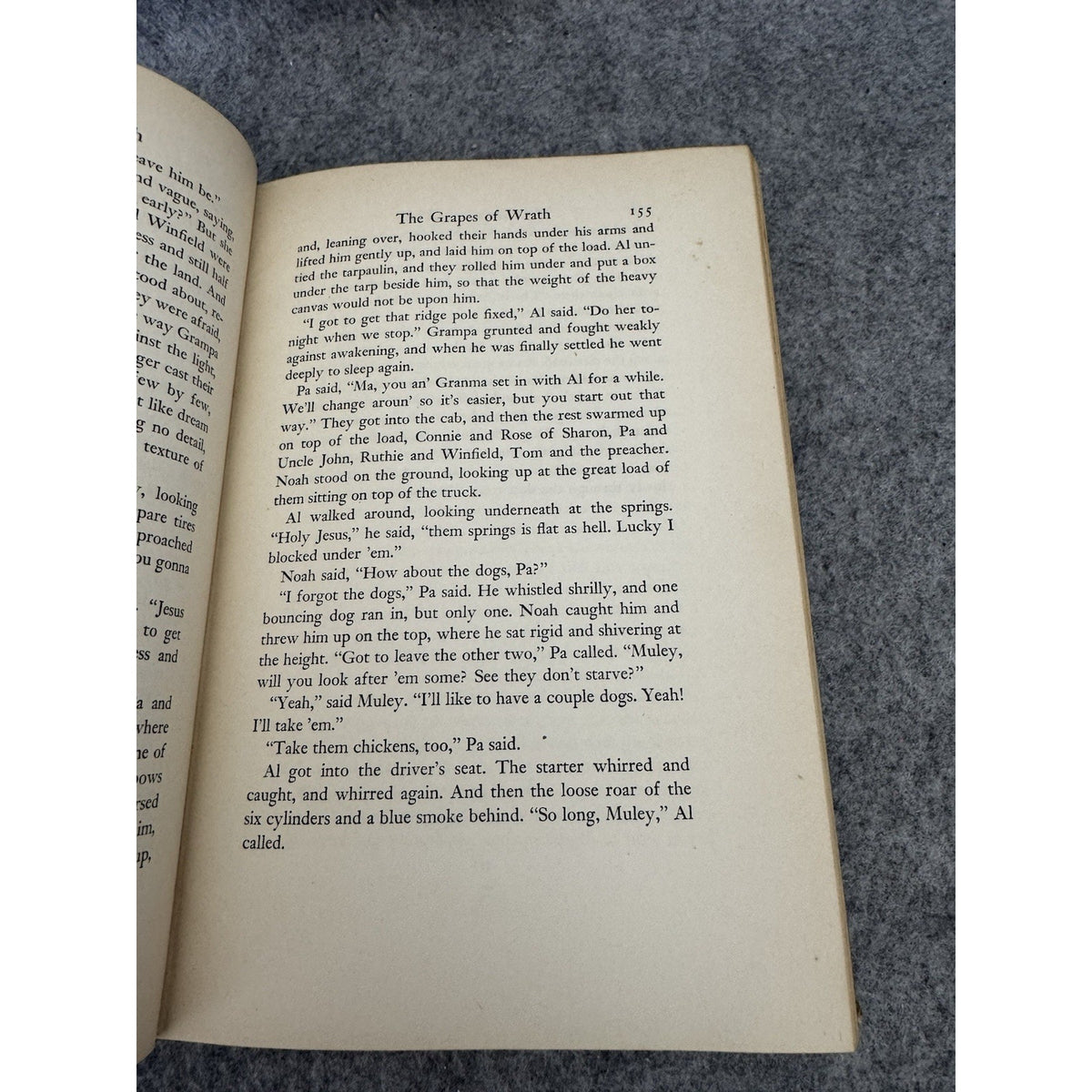 1939 The Grapes of Wrath John Steinbeck 7th Printing Viking Press HC