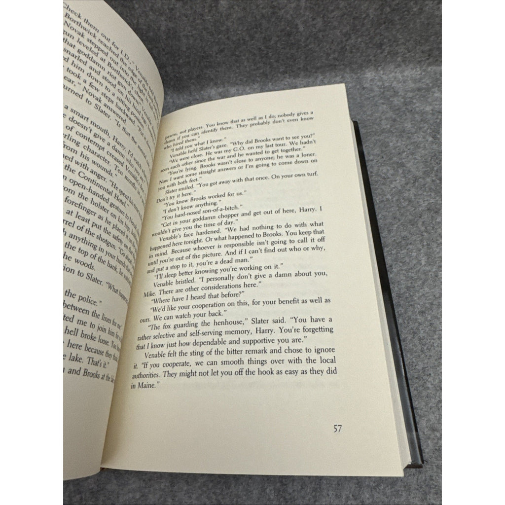 Centrifuge by J.C. Pollock - Stated FIRST EDITION 1984 - Military Thriller