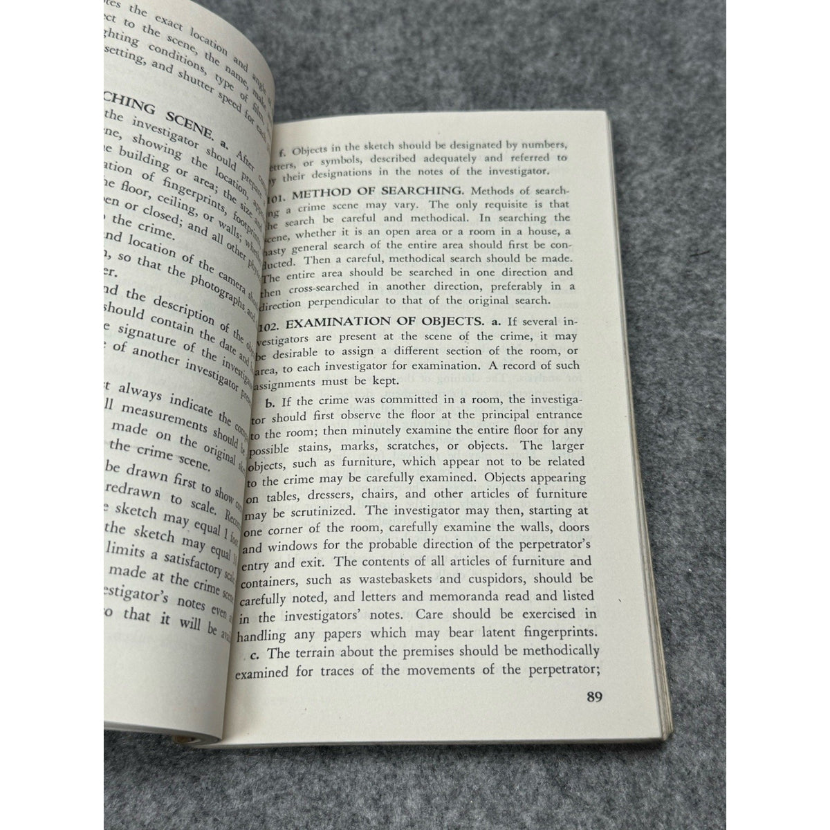 1945 FM 19-20 Criminal Investigation War Department Reference 358 Pages