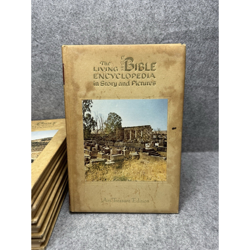 The Living Bible Encyclopedia Story & Pictures Art Treasure 10-Volume Set