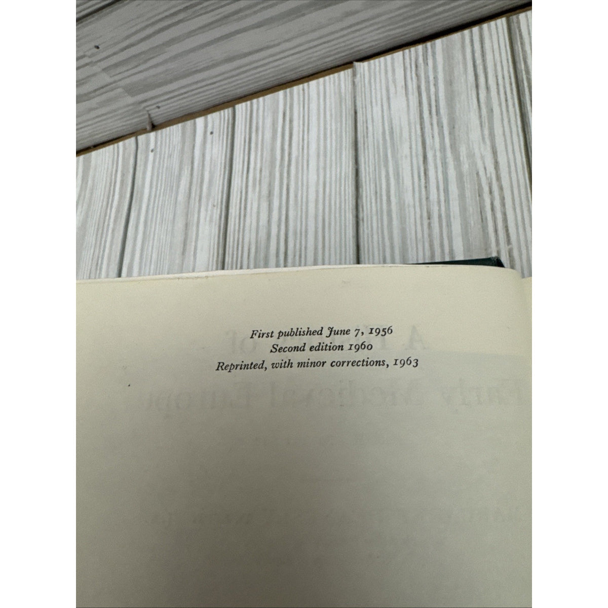 A History of Early Medieval Europe 476 to 911 (Margaret Deanesley - 1963