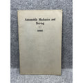 Rare 1919 WWI-Era U.S. War Dept Automobile Mechanics Driving Manual Roesch