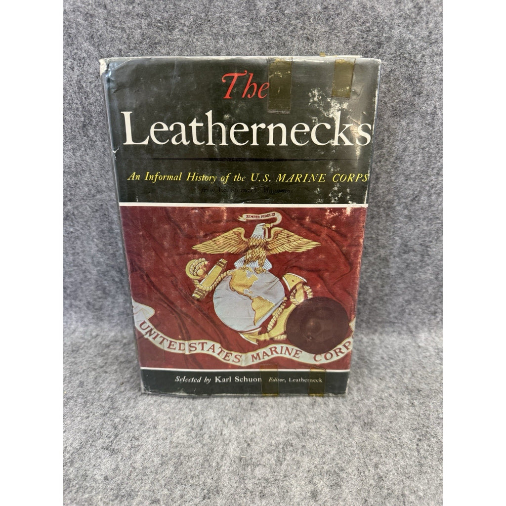 1963 The Leathernecks U.S. Marine Corps History HC DJ 1st Printing