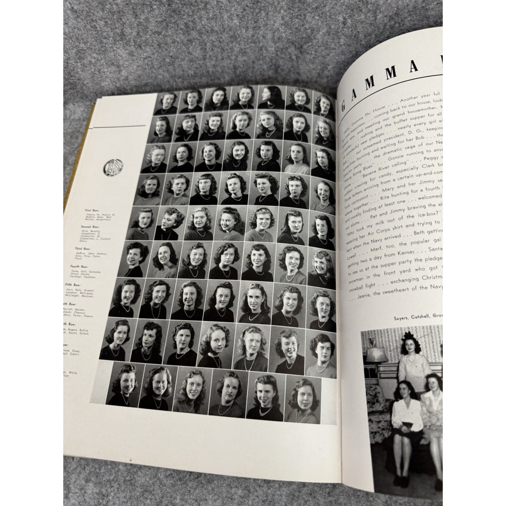 1946 Colonial Echo William & Mary Yearbook Williamsburg Virginia HC