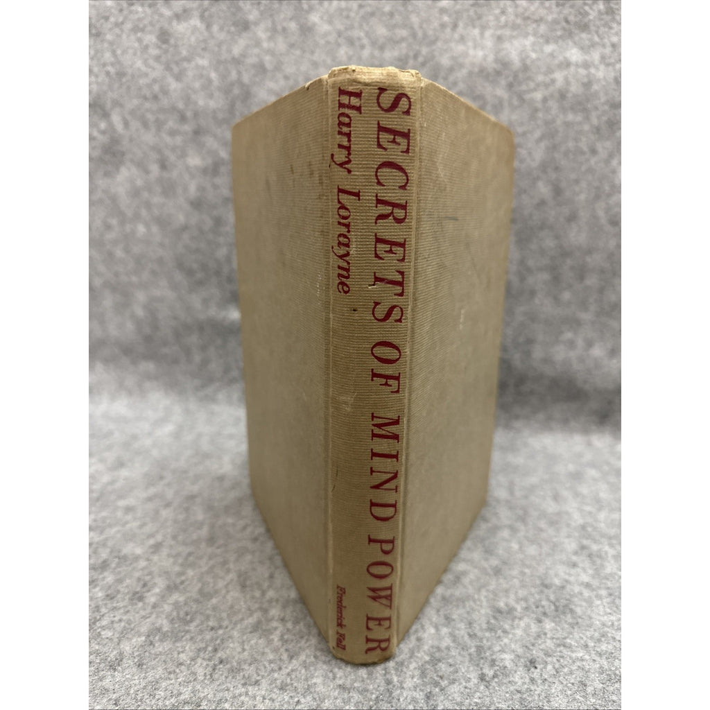 1961 Secrets of Mind Power Harry Lorayne Memory Training Psychology
