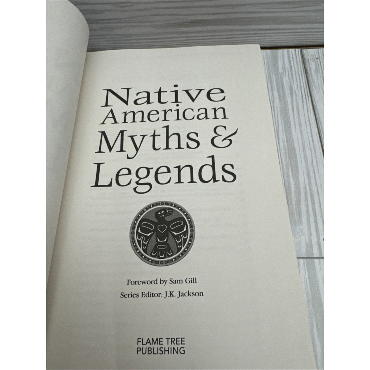 NATIVE AMERICAN MYTHS legends Hardcover by Sam Gill & J.K.Jackson