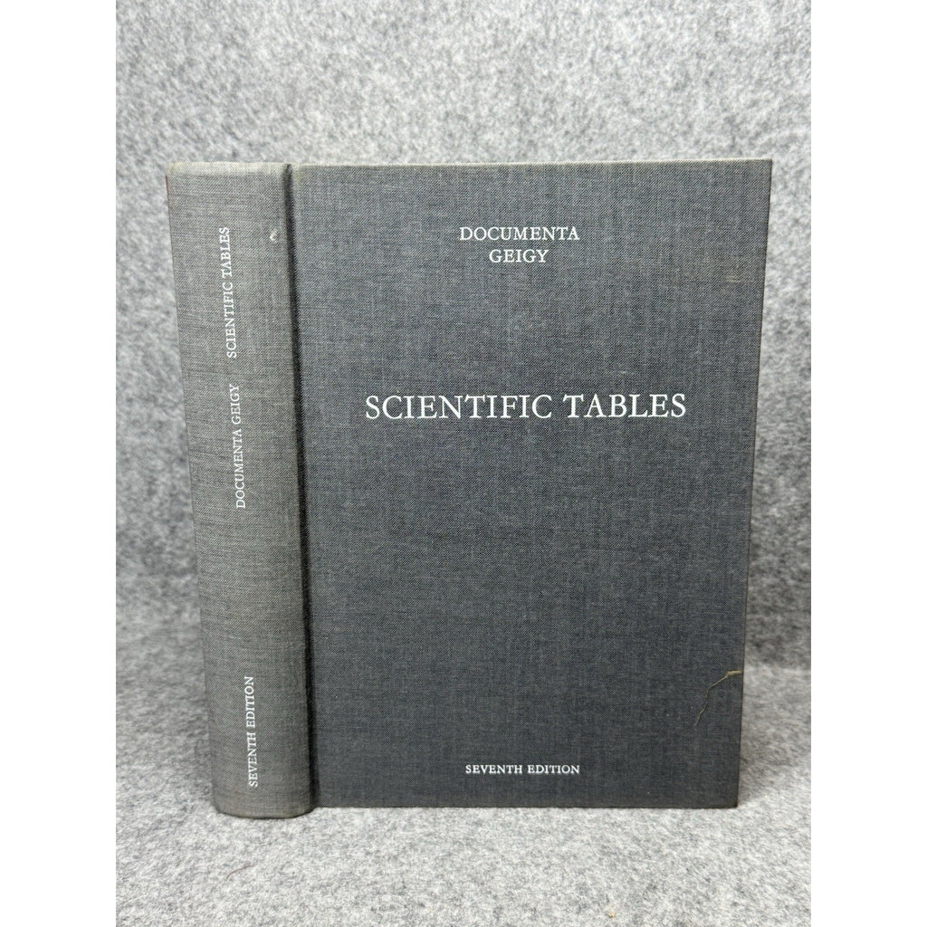 1975 Documenta Geigy Scientific Tables 7th Ed Diem Lentner Medicine Chemistry