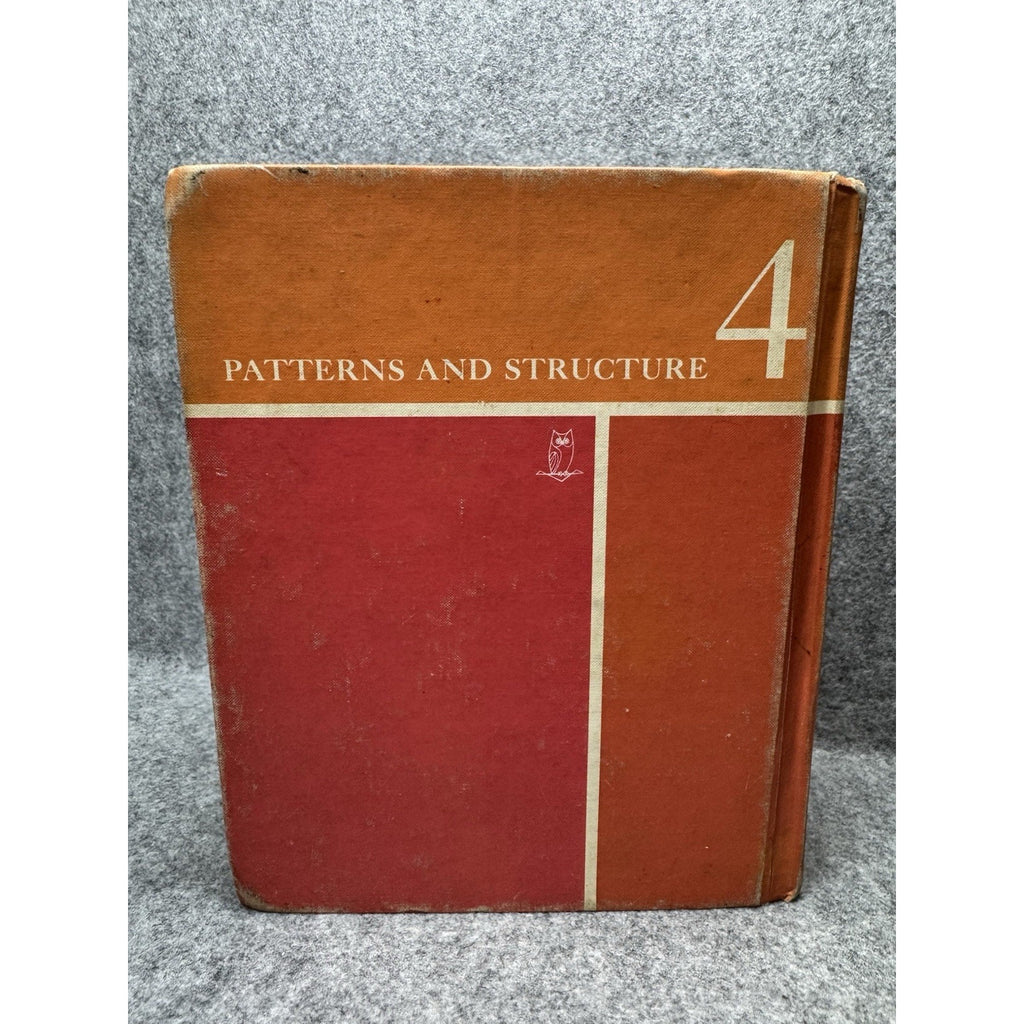 Elementary Mathematics 4 Patterns and Structure 1966 Vintage School Textbook