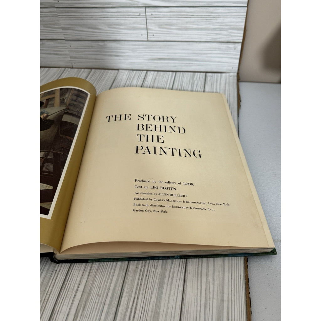 The Story Behind the Painting (1962) LOOK Art Hardcover w/ Slipcase