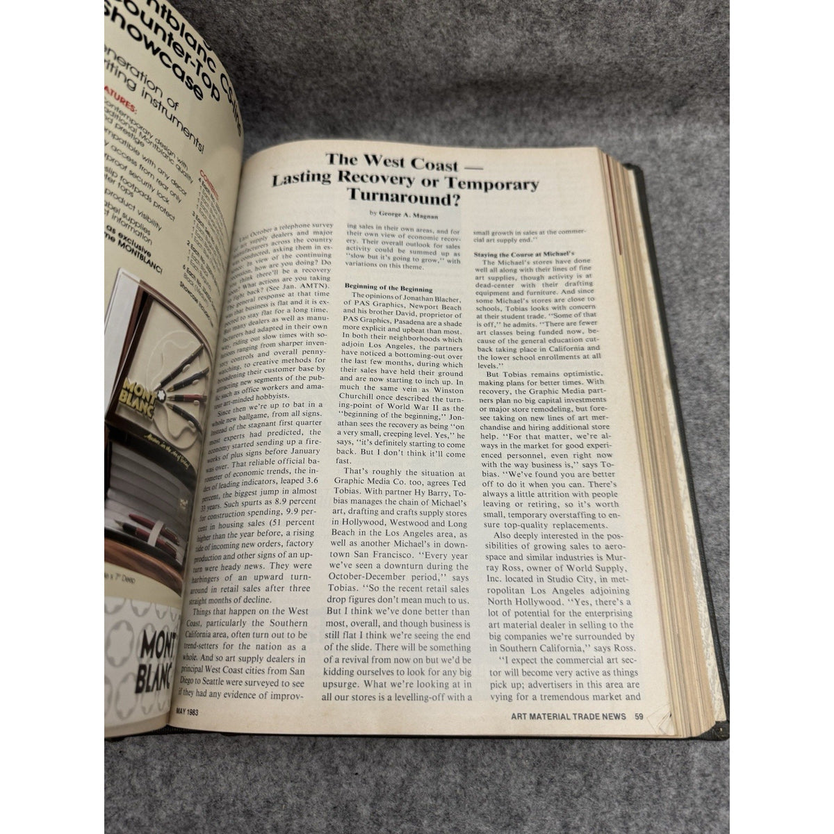 Art Material Trade News Vol 35 1983 Bound Annual HC Art Supply Industry
