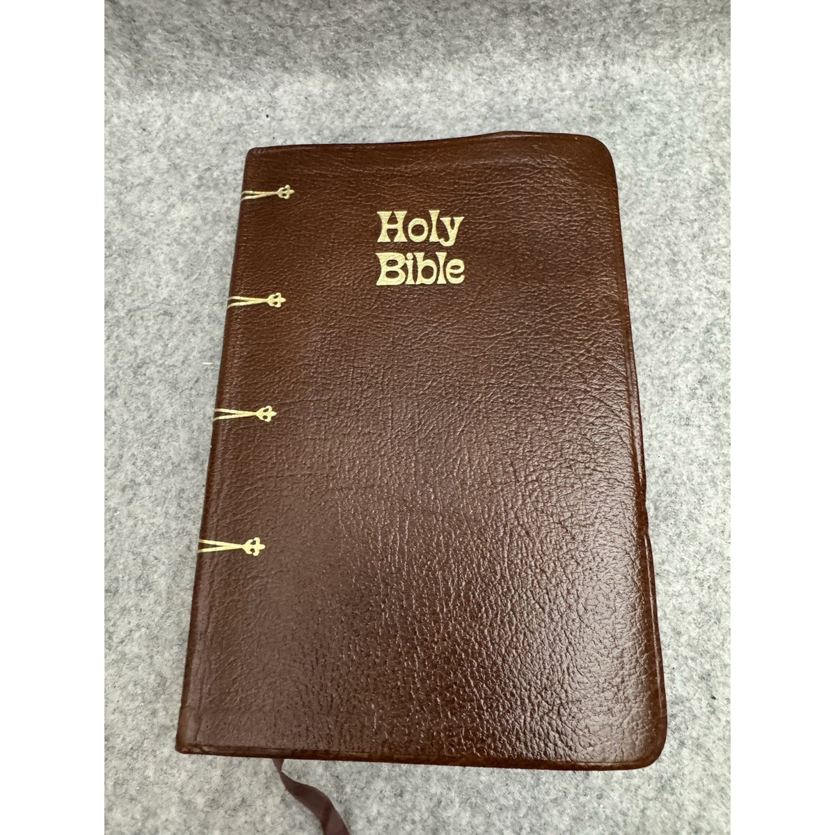 1971 Holy Bible New American Bible Catholic Edition Genuine Leather NAB