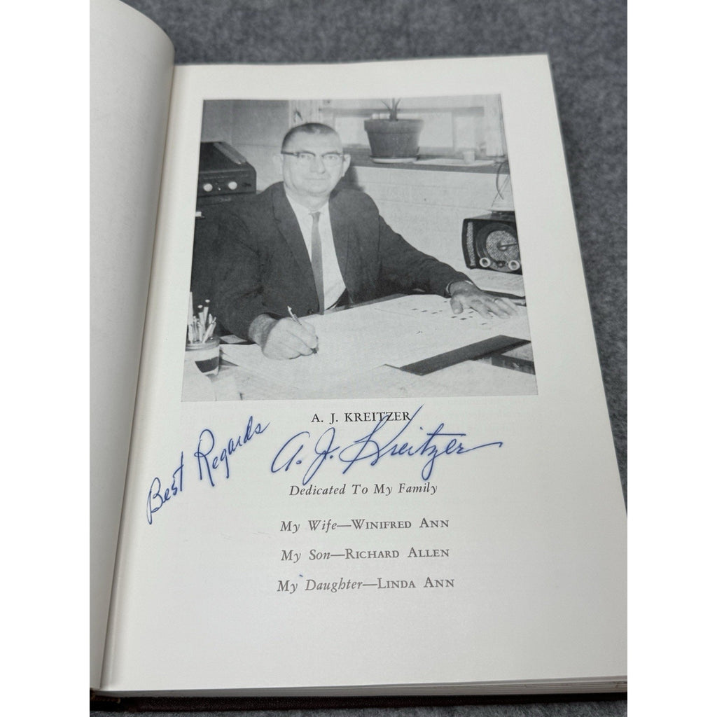 Rare 1970 History of Northeast Dubois County Indiana SIGNED Kreitzer Genealogy