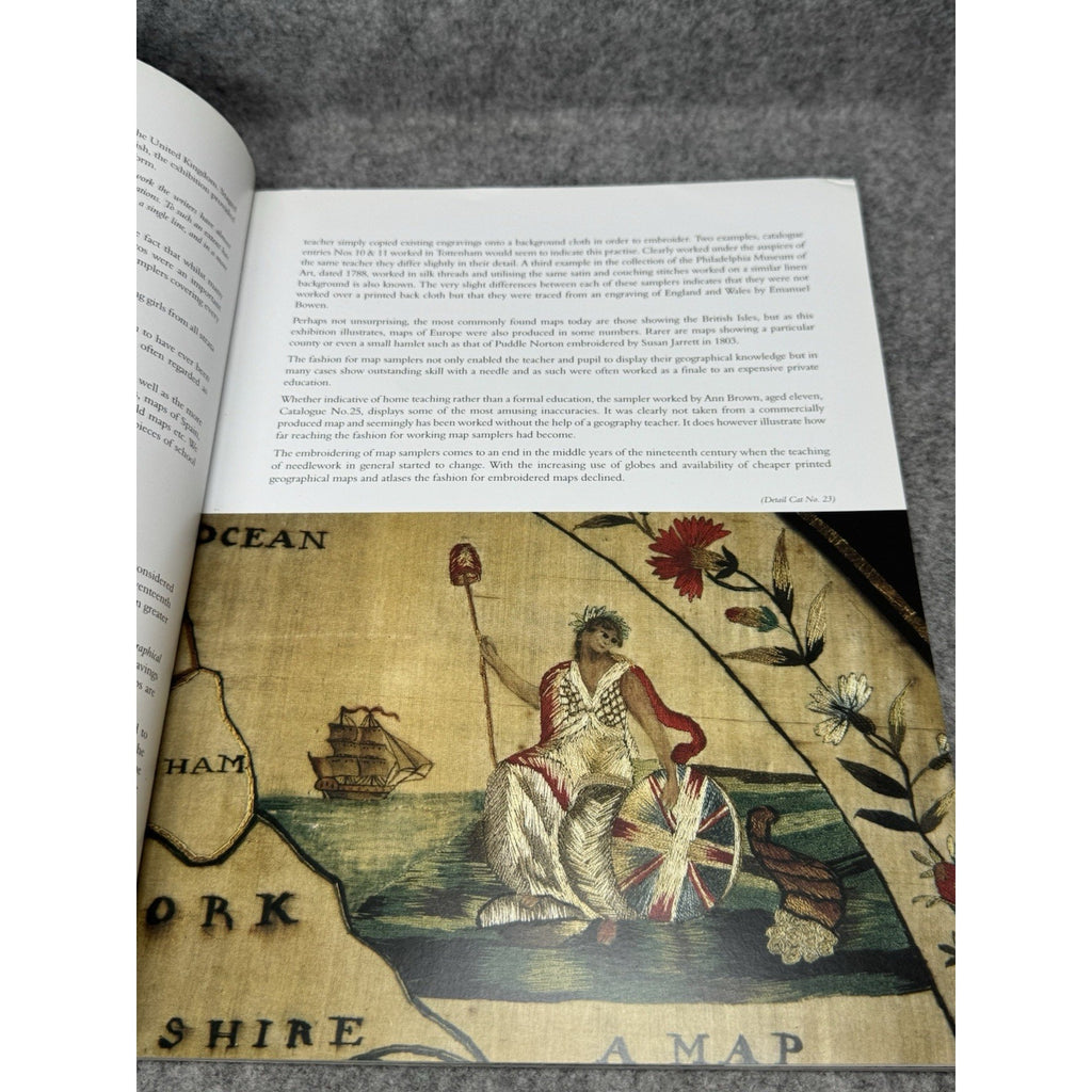 Samplers Mapped & Charted 2005 Witney Antiques Embroidery Map Catalog