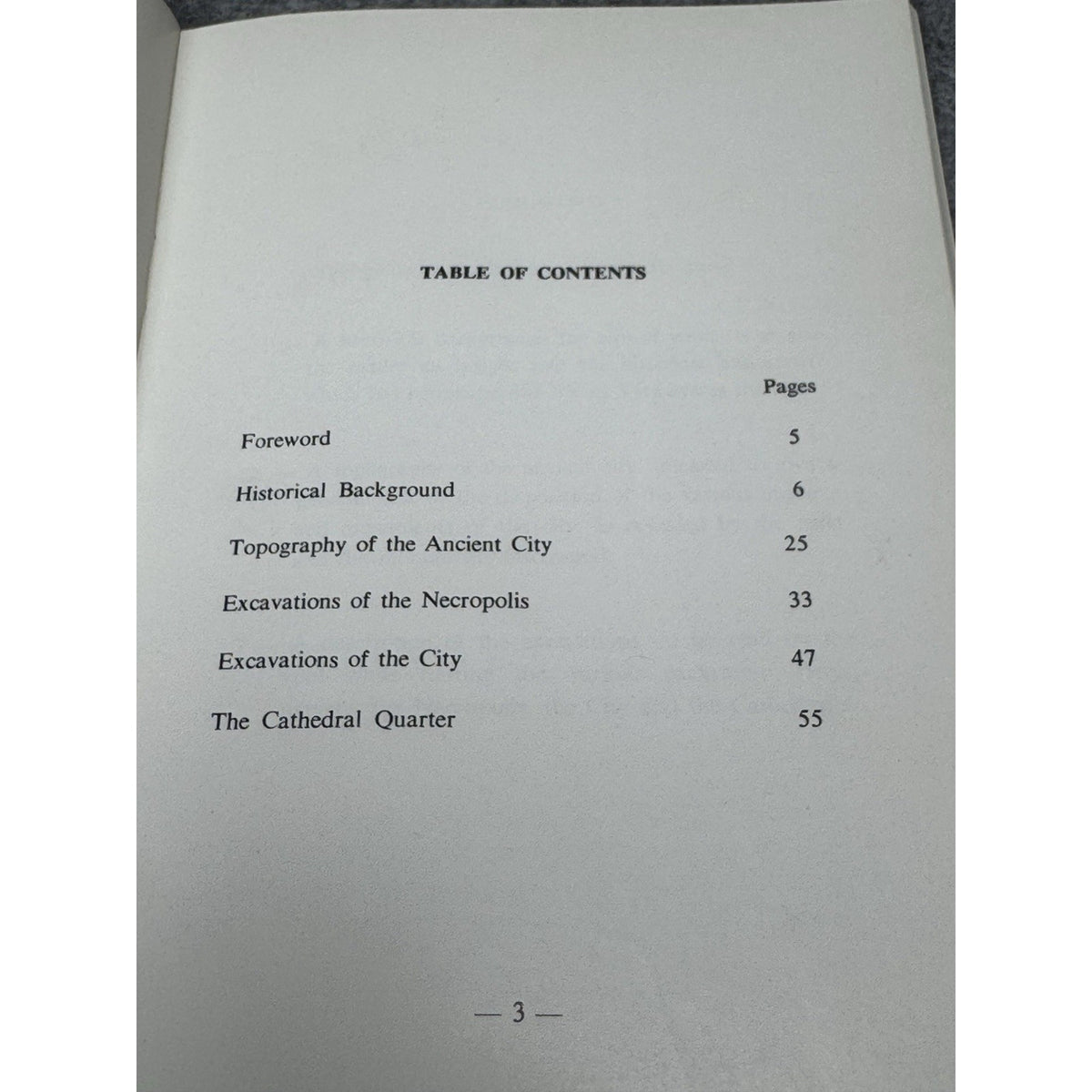 1969 Tyre Maurice Chehab Phoenician Archaeology Excavations Lebanon English