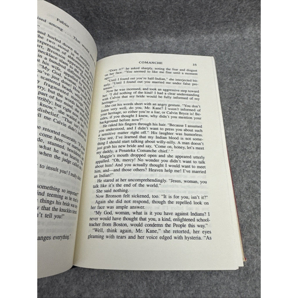 Comanche by Fabio - Vintage Avon Romance Hardback 1995
