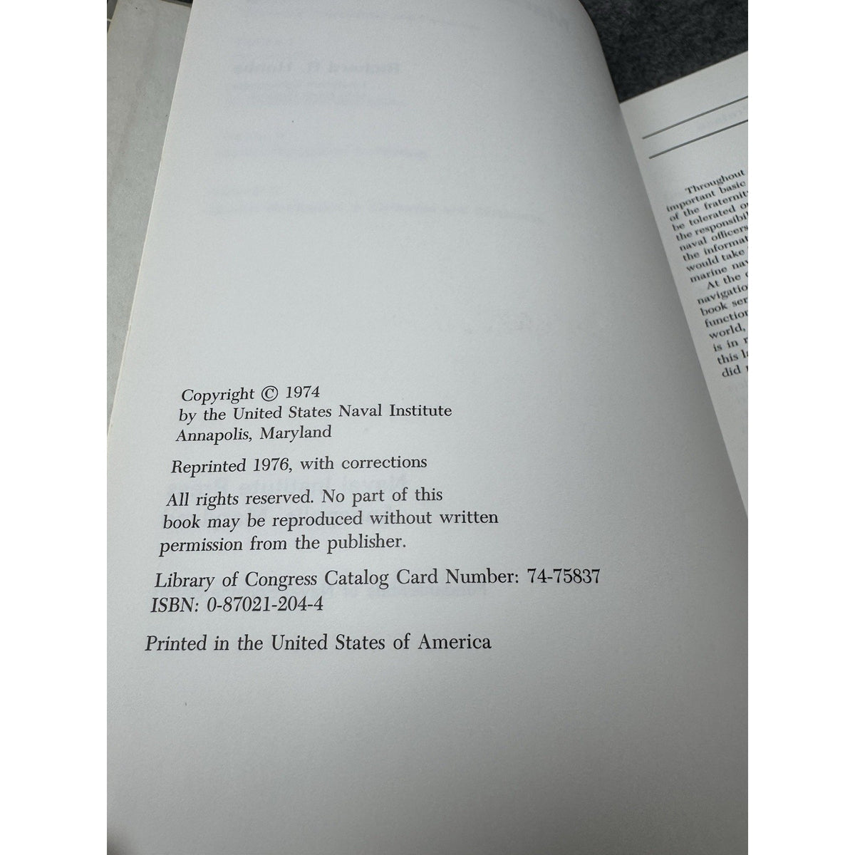 Marine Navigation Vol 1 & 2 Richard Hobbs 1974 Naval Institute Hardcover Set