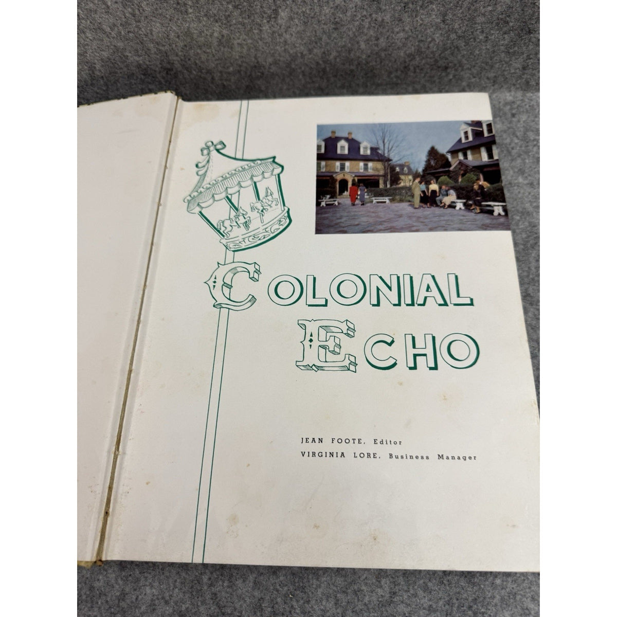 1949 Colonial Echo William & Mary Yearbook Williamsburg Virginia HC