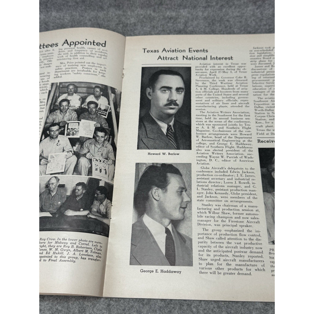 1944 Globe Beam May Pre-Invasion D-Day Editorial C-46 Commando WWII Magazine