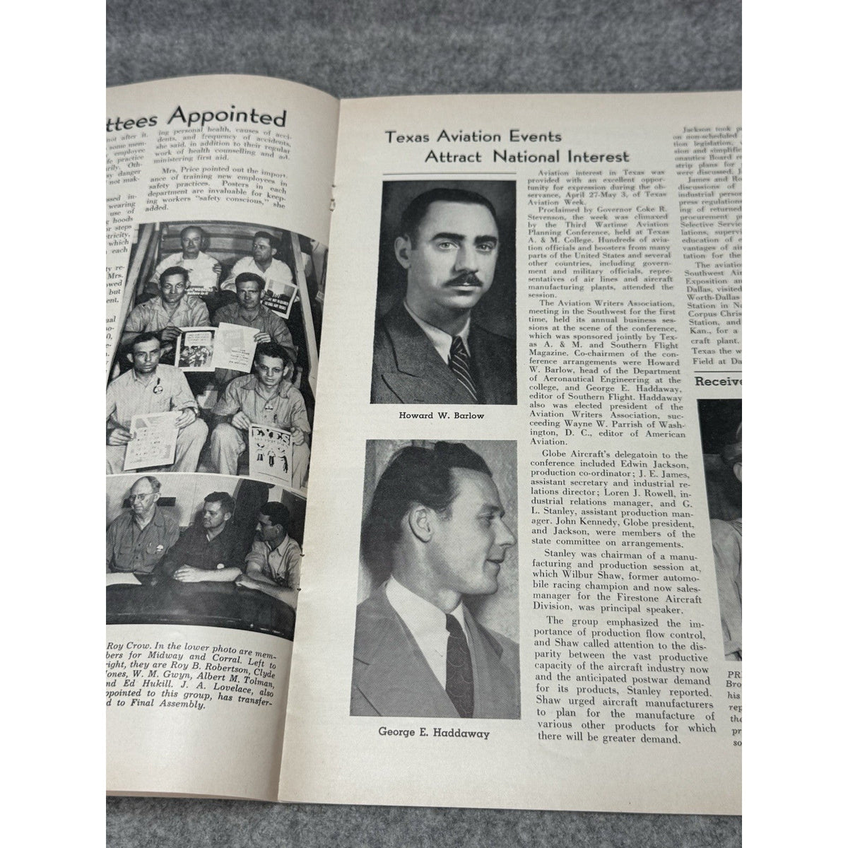 1944 Globe Beam May Pre-Invasion D-Day Editorial C-46 Commando WWII Magazine