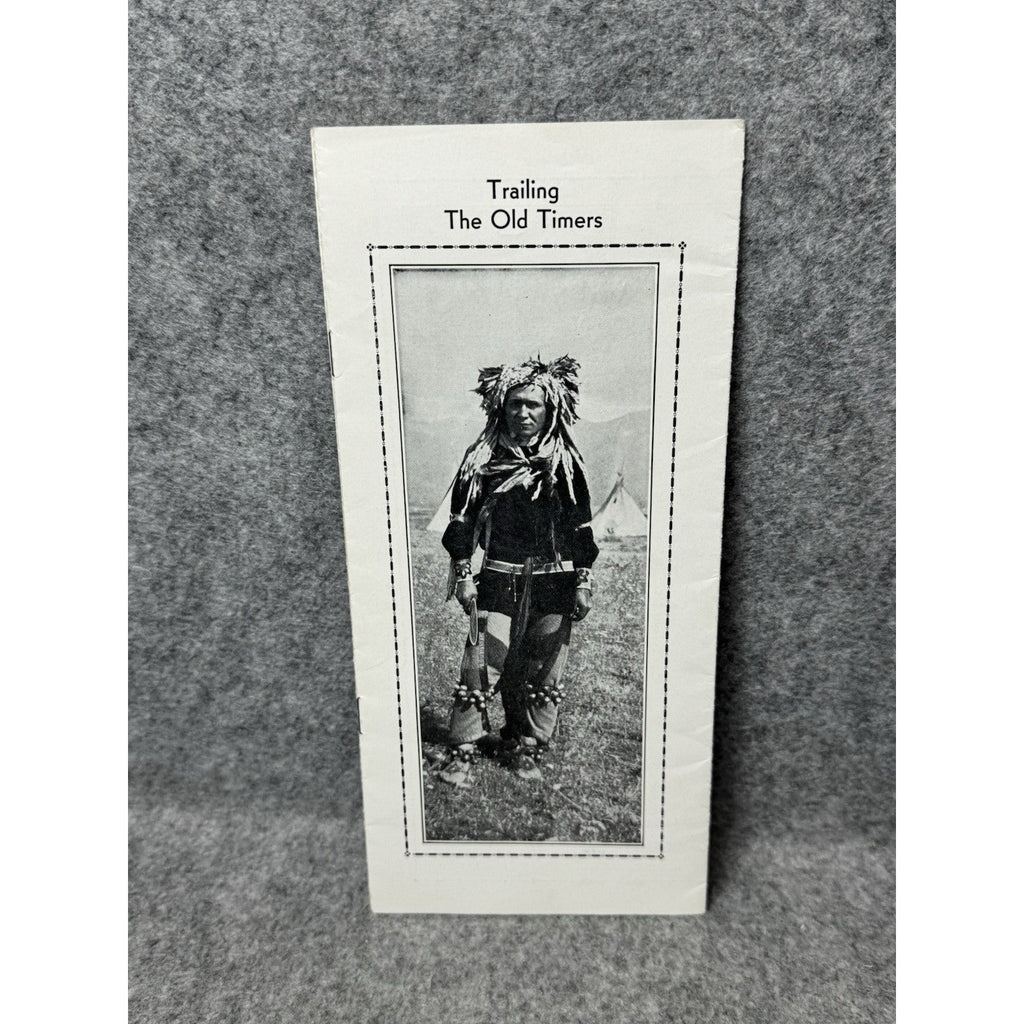 1936 Montana The New Trail Highway Report & Travel Brochure Irvin Shope Art