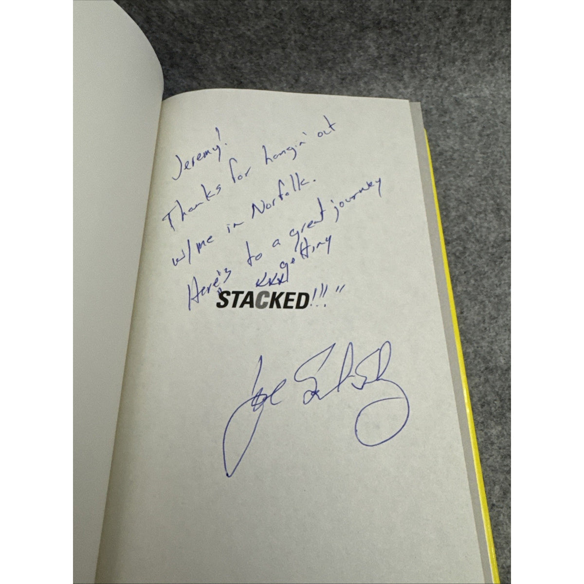 Stacked Your Super-Serious Guide to Modern Money Management Joe Saul-Sehy SIGNED