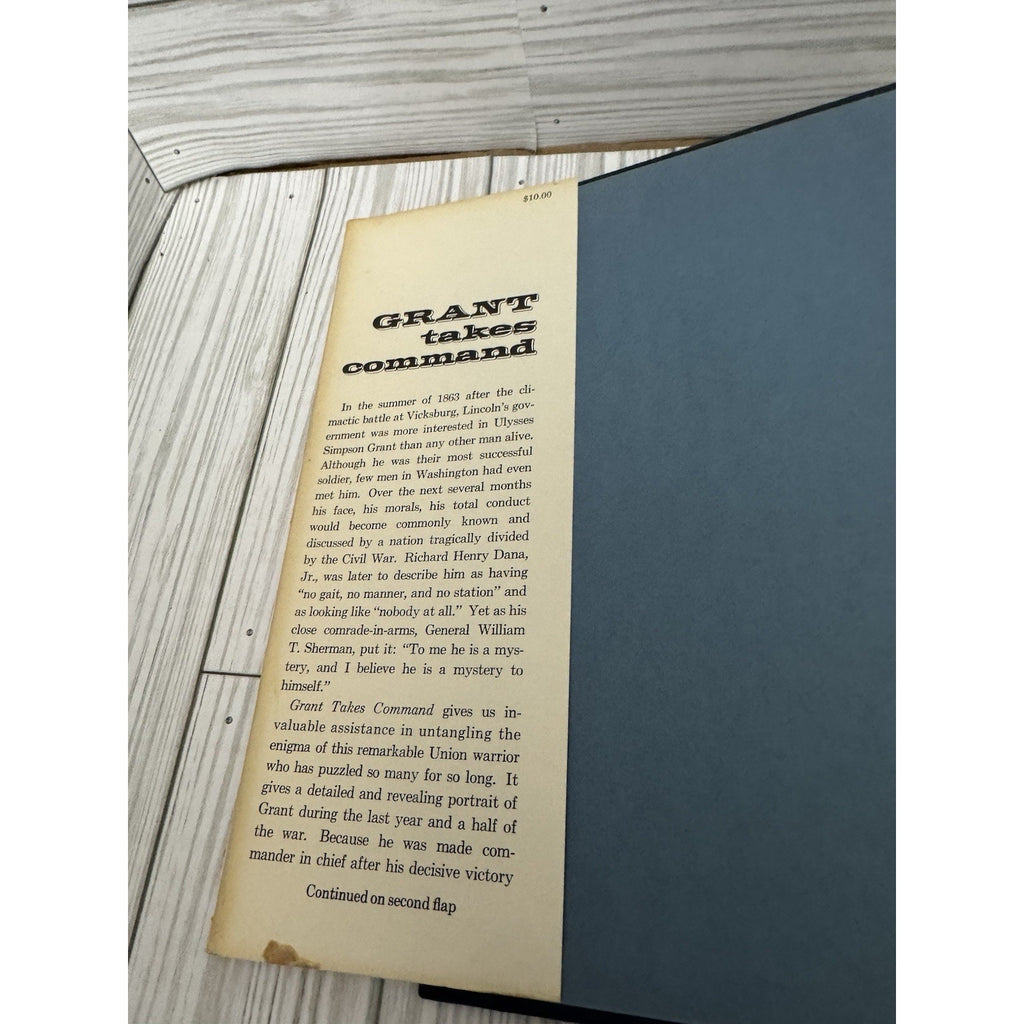Grant Takes Command Bruce Catton 1968 1st Edition HC w/ DJ Civil War