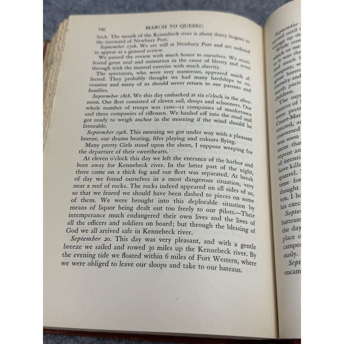 March to Quebec Kenneth Roberts 1st Ed Revolutionary War Arnold Expedition DJ