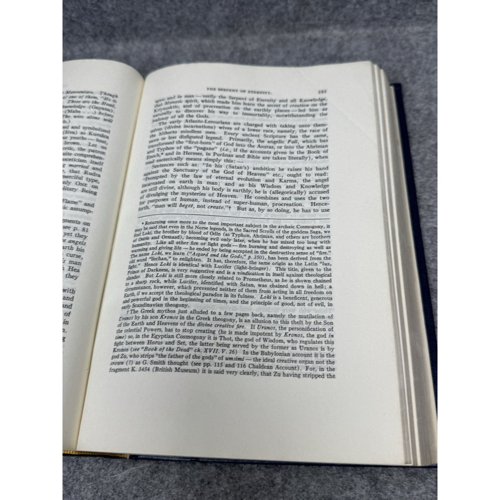 Secret Doctrine Blavatsky Vol II Anthropogenesis Theosophy Occult Atlantis 1963
