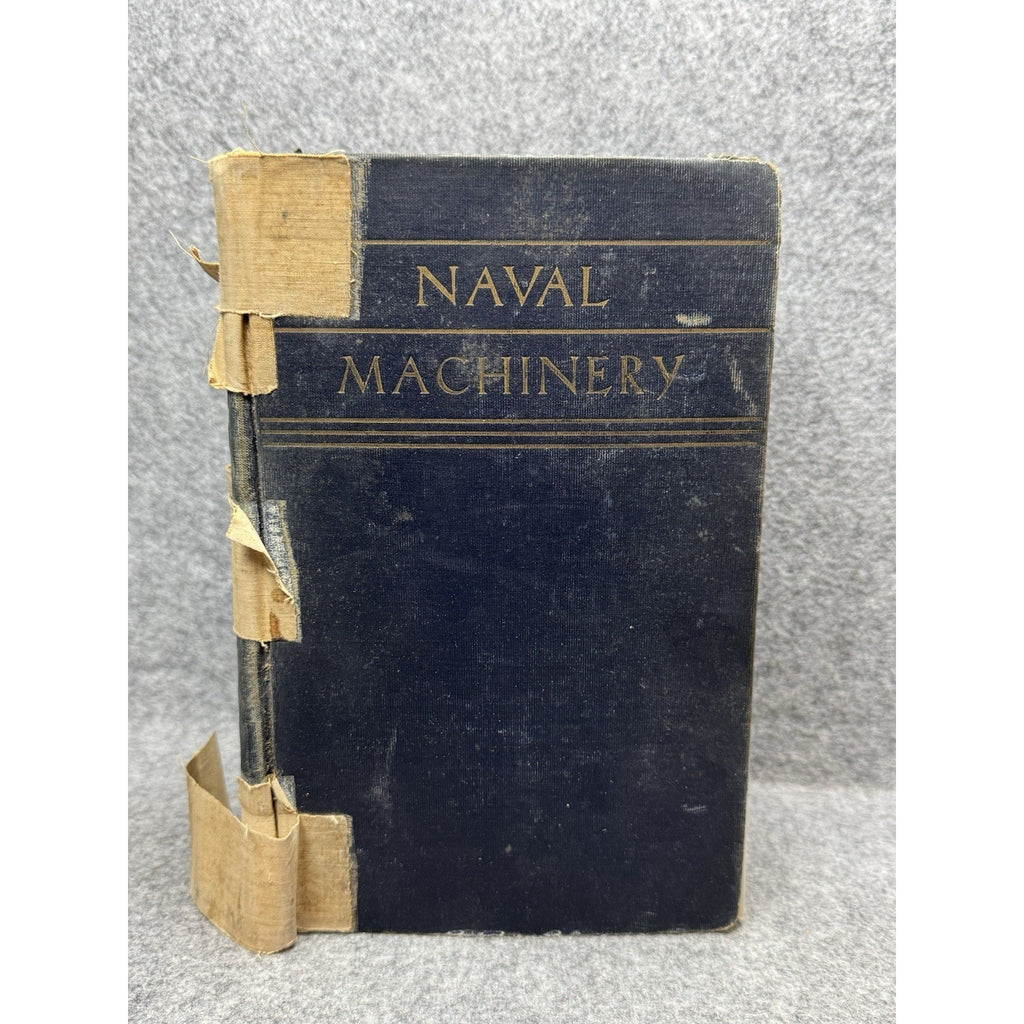 1935 Naval Machinery US Naval Institute Turbines Engines Boilers Illustrated