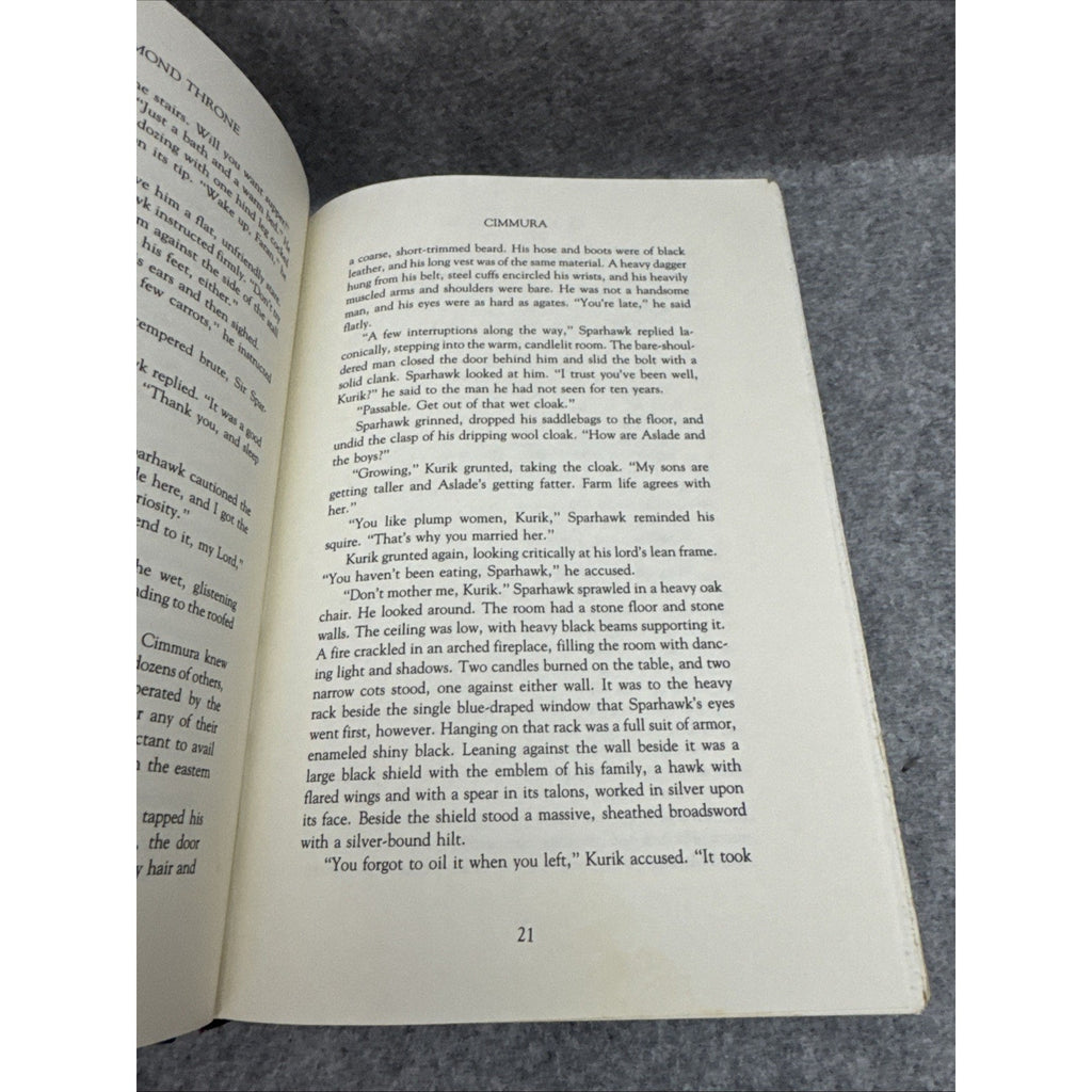 The Diamond Throne by David Eddings, 1989 Hardcover, 1st Edition, 1st Print
