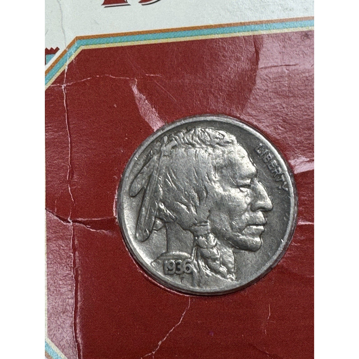 1936 Buffalo Nickel 1970 Wildlife Conservation Stamp Historical Display