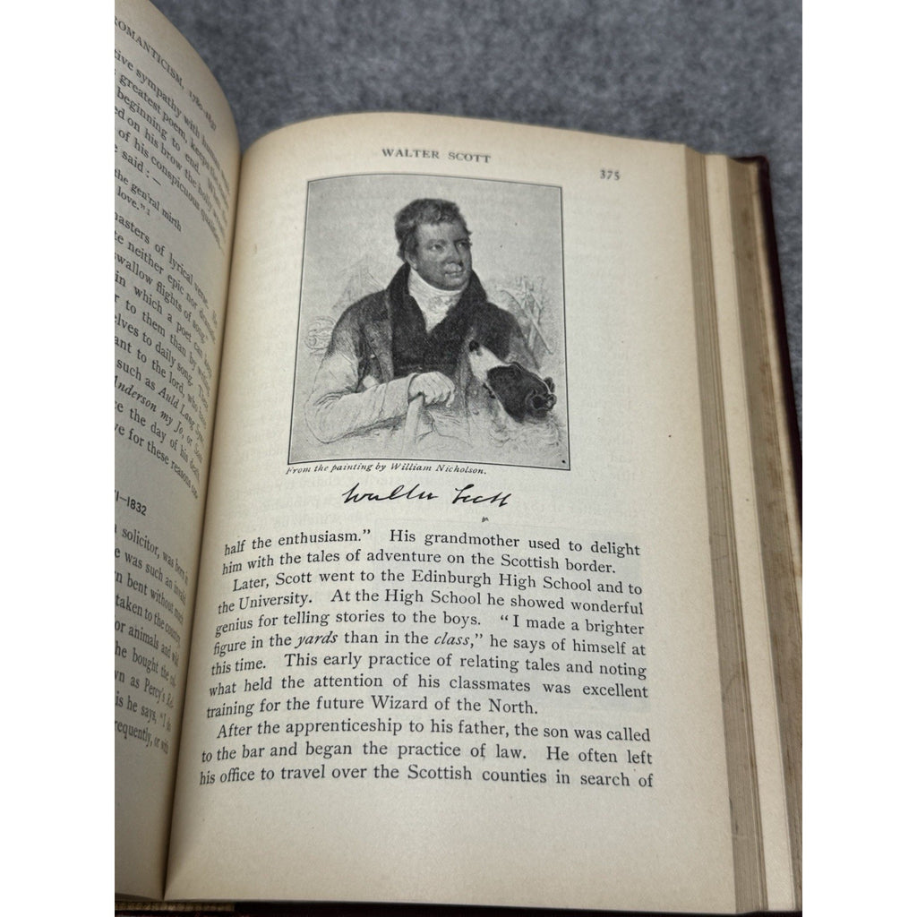 1913 Halleck’s New English Literature Illustrated Shakespeare Poetry Hardcover
