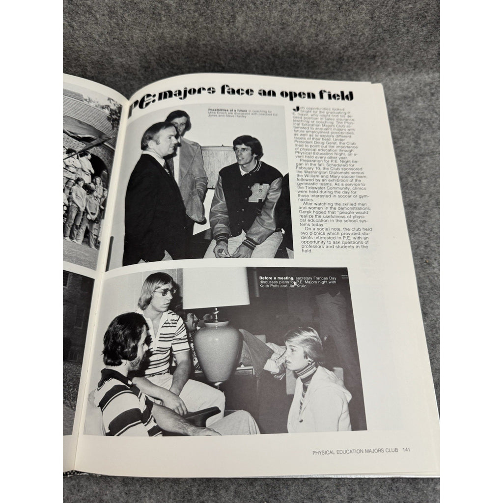 1977 Colonial Echo William & Mary College Yearbook Williamsburg VA HC