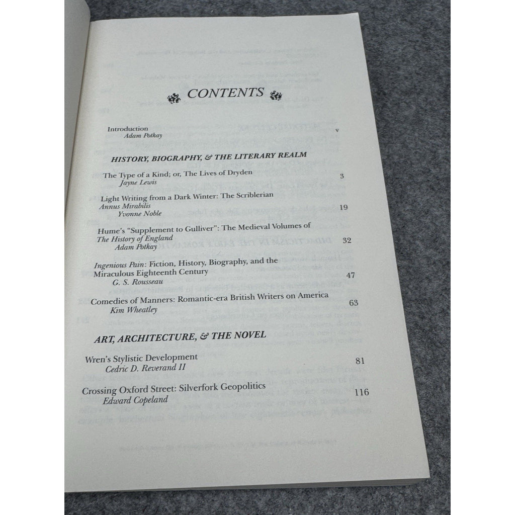 Eighteenth-Century Life Maccubbin Essays Adam Potkay 2001 Vol 25 No 2