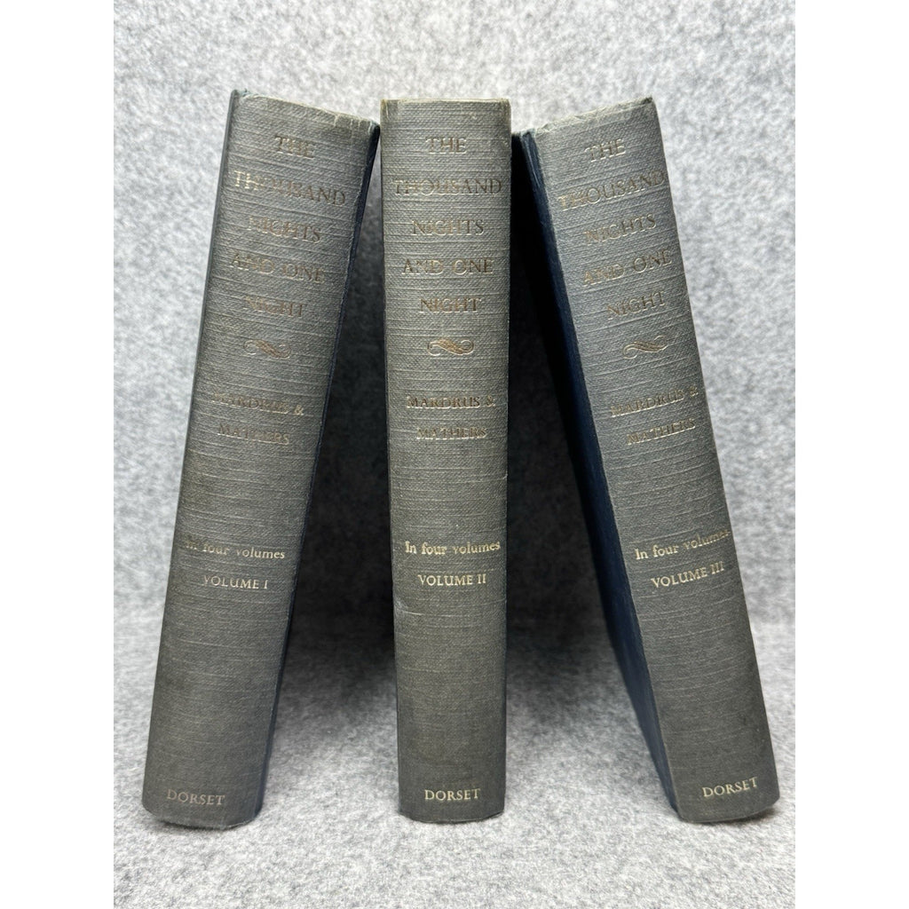 Thousand Nights and One Night Mardrus Mathers 3 Vol HC Set I-III Missing IV