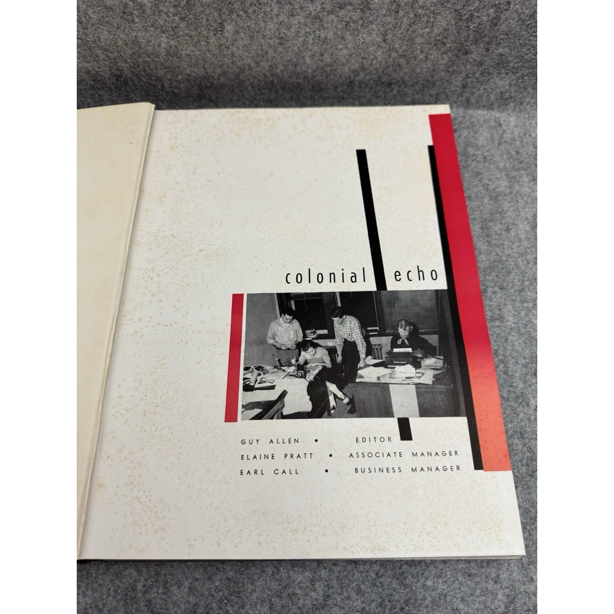 1956 Colonial Echo William & Mary Yearbook Williamsburg VA Hardcover